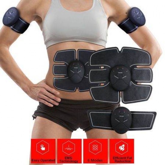 Centura EMS cu 3 piese electrostimulare corporala biceps, abdomen Smart Fitness pro - Dispozitive electronice - oferit de batoutlet.ro